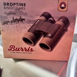 Burris Optics Droptine 10x42 Binoculars, Versatile Lightweight Performance Hunting Optics 