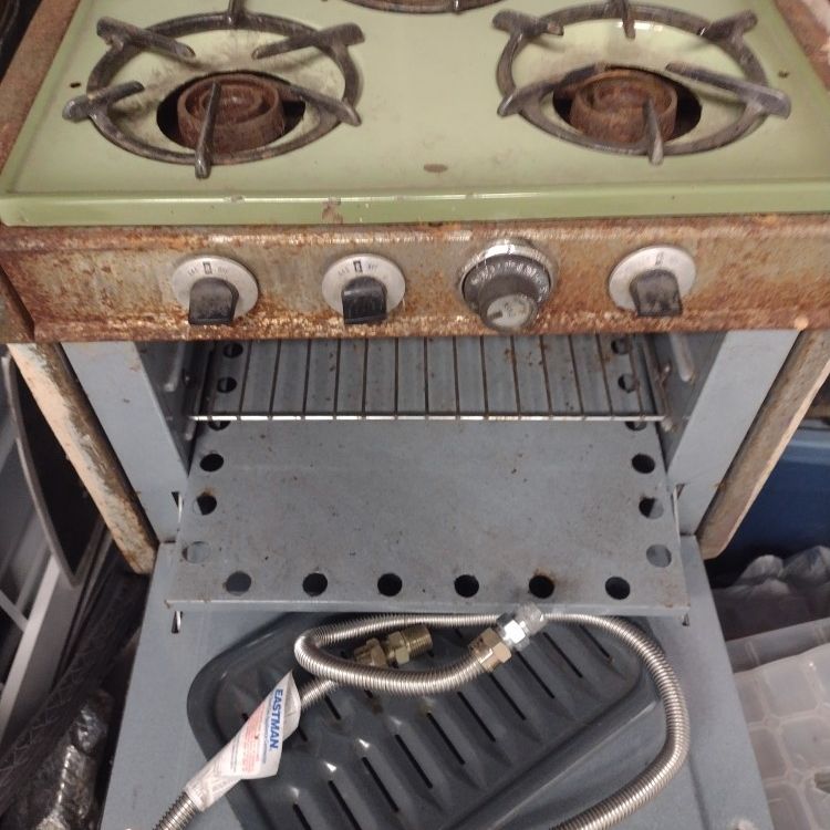 Propane Oven From Teardrop Trailer