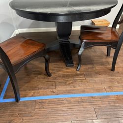 Crate & Barrel Pedestal Table