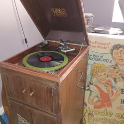 Antique record player