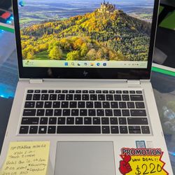 HP Elite book 1030 G2 X360 2-in-1 Touch Screen Intel Core i5-7th Gen 8GB Ram 256GB SSD Win 11 