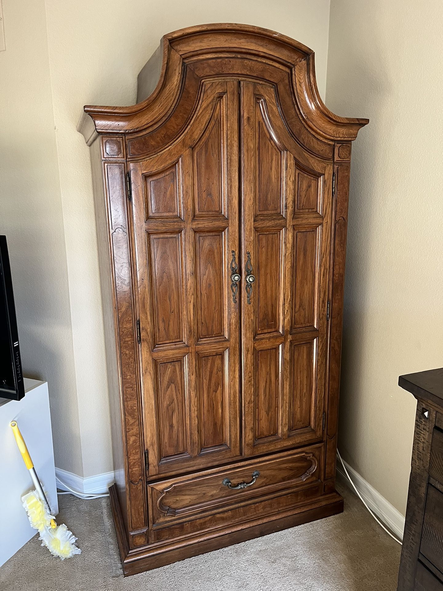 Antique Solid Wood Armoir  