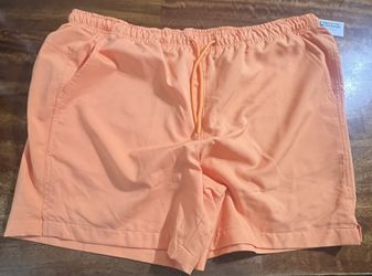 NWT BUNDLE -  DSG Men's 6" Rec Shorts Relaxed Fit LINED  Size XL color -mint green/ cantaloupe