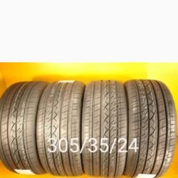 4 New Tires For Sale 305/35/24 We Service Motorcycle Tires