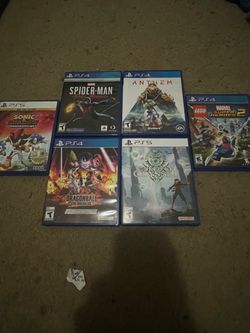 PlayStation 4 and 5 games