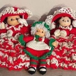 Vintage Boho Decor Crochet Doll just $15 for all