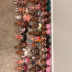 Authentic 48 Piece Bundle - LOL Surprise Doll — No Clothing Or Accessories 