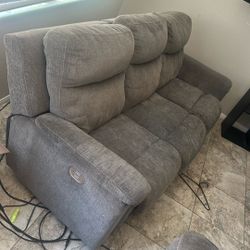 Set Couch And Love Seat Power  Automatic Recliners 