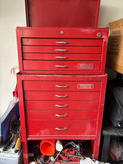 Proto Professional Tools Red Steel Tool Chest