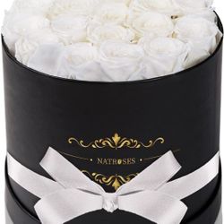 Handmade Preserved Roses in a Box, Real Roses  That Last Years. 