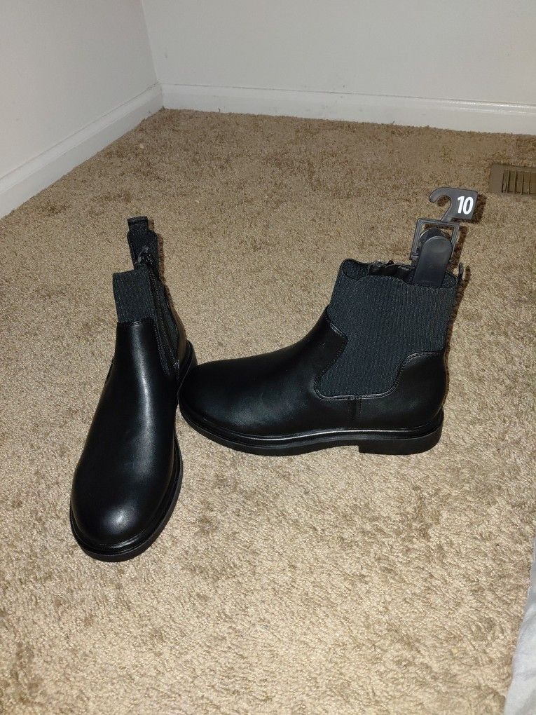 Black NoBo Leather Boots 