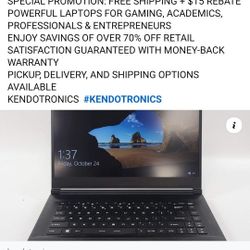 MSI Thin GF63 9SCX 15.6" Gaming Laptop, Intel Core i5-9300H (16GB RAM, 256GB SSD) NVIDIA GeForce GTX 1650 Max Q, Windows 11
