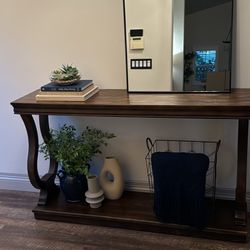 Brown Entryway Table 