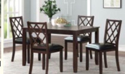 Anniversary sale dining room table a d chairs complete set