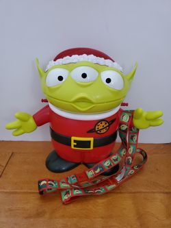 DISNEYLAND Disney Toy Story CHRISTMAS Holiday 2018 ALIEN Santa POPCORN BUCKET