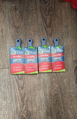 Short cut paint brushes