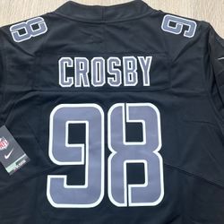 Raiders Maxx Crosby Black Fully Stitched (Men And Women ) 