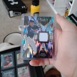 Evan Carter Patch Rookie Card