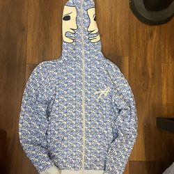 light blue asaali hoodie