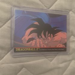 Dragonball Z Goku Card