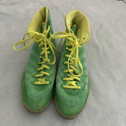 Adidas Adizero Jake Varner 1.0 Wrestling Shoe Flash Lime Yellow Sz 11.5