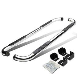 LA Zona Auto Parts 1998 to 2003 Dodge Durango 3 inch crome ner bars estribos cromados side step