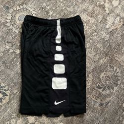 Nike Dri-Fit Black & White Sports Shorts Medium