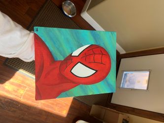 Spiderman Painting w/ Signature