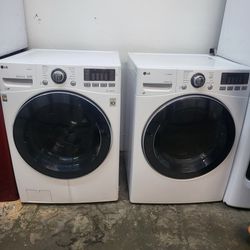 💥💥LG SET STEAM WASHER END ELECTRIC DRYER ♨️ WITH WARRANTY 
