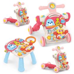 4-in-1 Multifunction Baby Walker