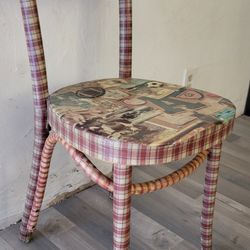 Unique Vintage Thonet Chair – Custom Upholstered (One-of-a-Kind)