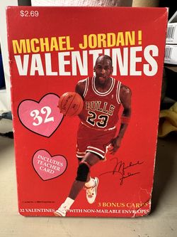 1991 Cleo Michael Jordan Valentines Cards
