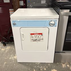 Whirlpool 24” Electric Dryer 220- Volt  20% Off