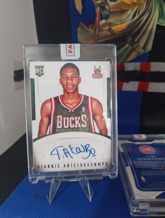 Giannis Antetokounmpo Auto From Rookie Year 2013
