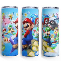 Super Mario Bros. 20oz Skinny Tumbler