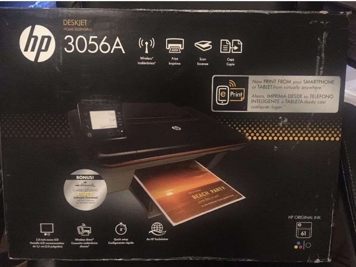 HP Deskjet 3056A Printer And Scanner