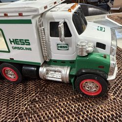 Green and White 2008 Hess Collectible Toy Truck with Working Lights