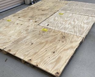 48x45 Heavy Duty Platform Pallets 10 Qty Ply Wood Type 45x48