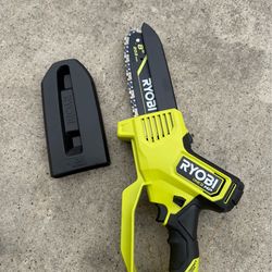 Ryobi 18v one hp 8in hatchet chainsaw (tool only)