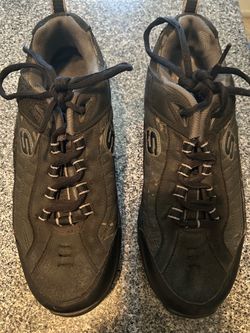 Men’s black Skechers shape up shoes size 13