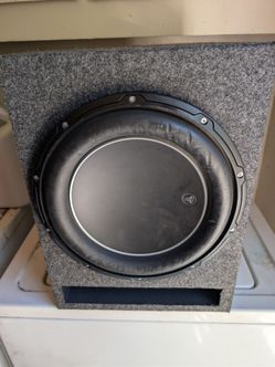 12 inch JL Audio W6v3 in a ported box.