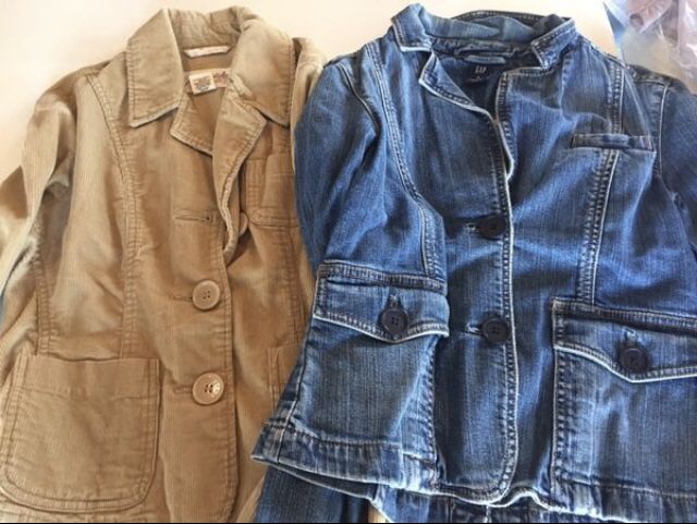 2 Women's jacket Gap size 0 and Aeropostale size small $10 for both. Cash at pickup in Apex