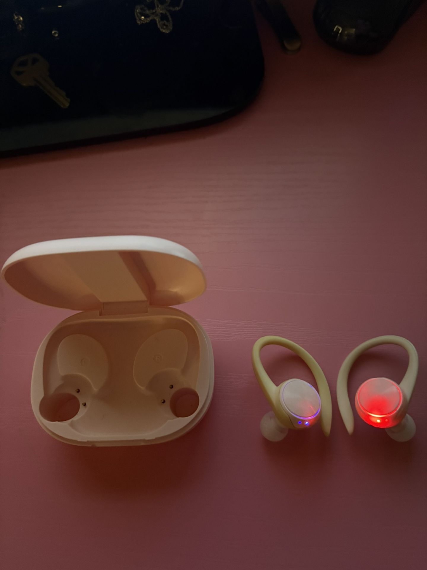 Pink Wireless Earbuds