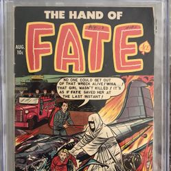 Hand of Fate #12 (1952) CGC 5.5 — Golden Age Horror; Ace Periodicals 