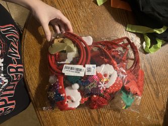 12 peace Christmas headbands