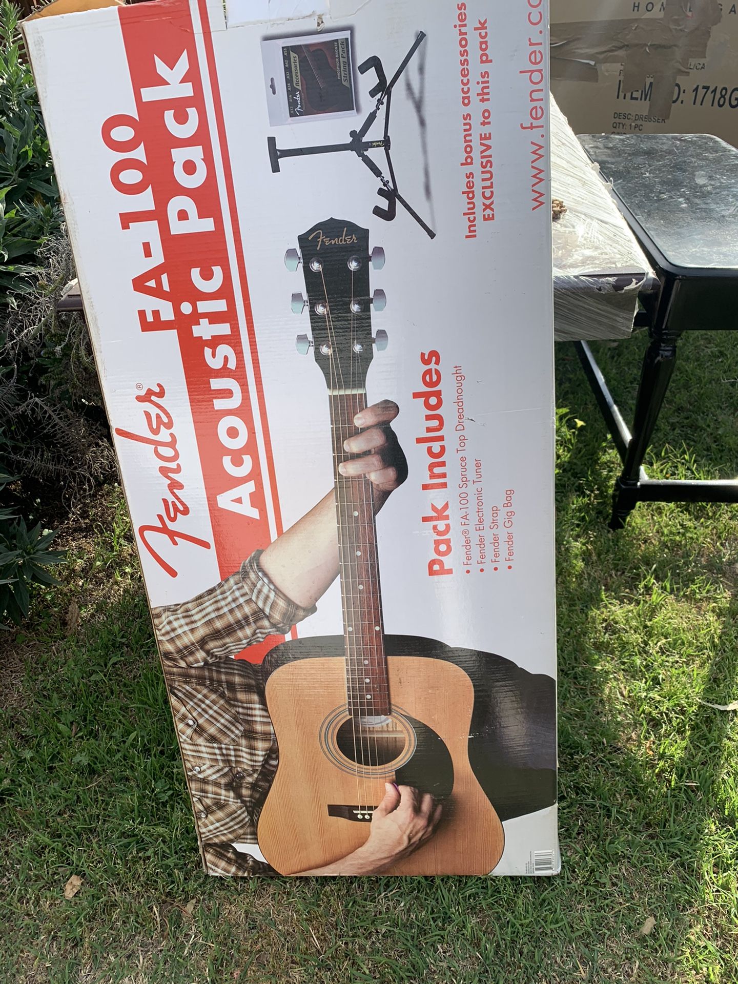 Fender acoustic pack guitar