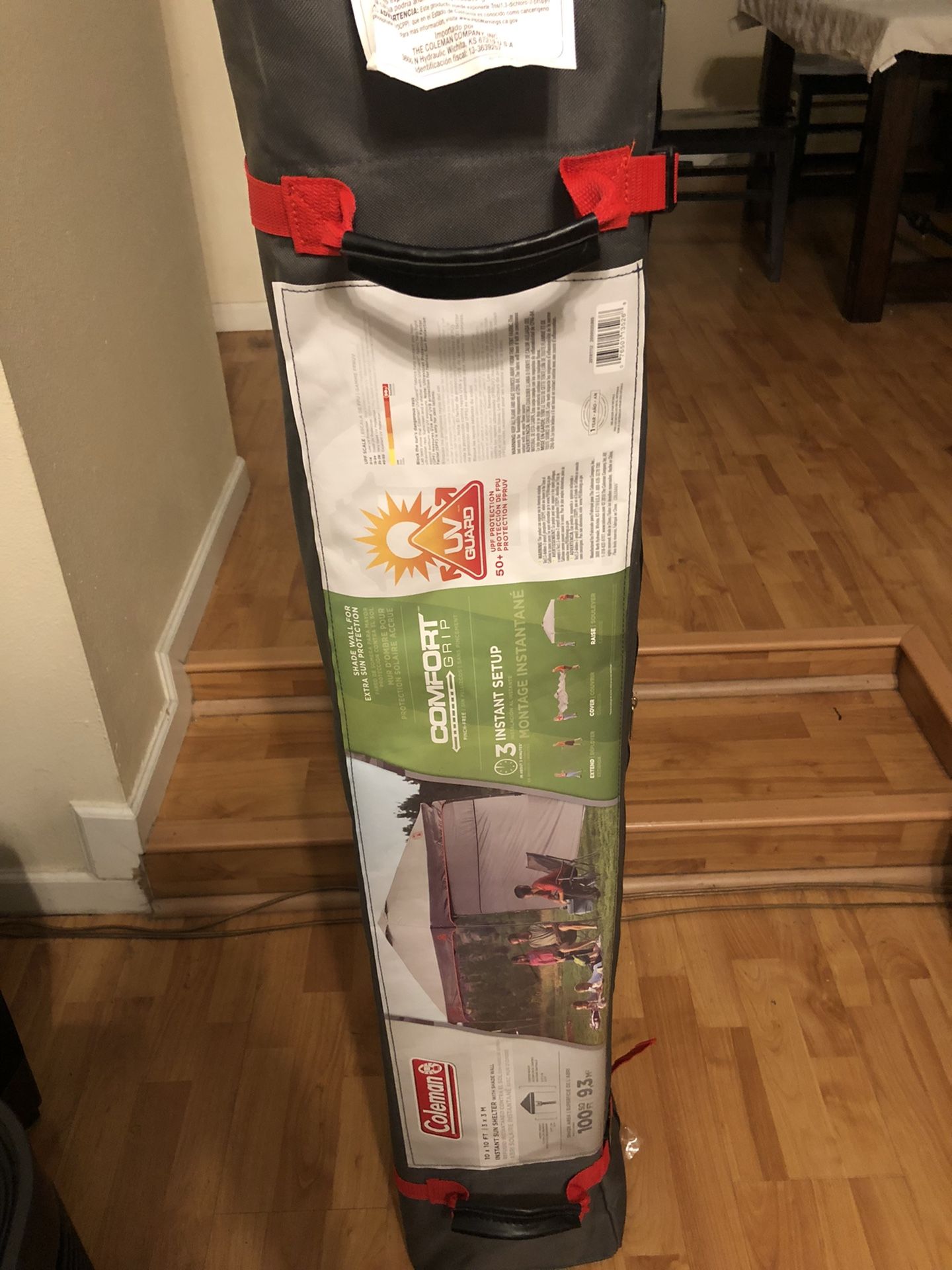 Coleman Instant Pop Up Canopy With Shade Wall 10’ X 10’
