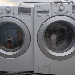 LG Lavadora Y Secadora De Gas 
