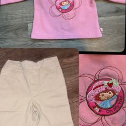 Vintage Strawberry Shortcake Set🍓 3T