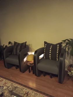 Mid Century Modern Accent Chairs Set Of Two Eames Bertoia